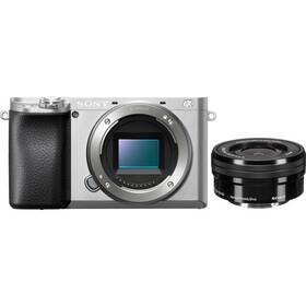 Digitální fotoaparát Sony Alpha 6100 + 16-50 stříbrný