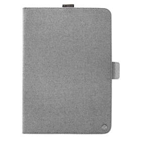 Pouzdro na tablet flipové FIXED Novel na tablety 10,1" s kapsou pro stylus (FIXNOV-T10-GR) šedý