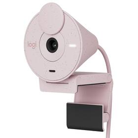 Webkamera Logitech BRIO 300 (960-001448) růžová - zánovní - 24 měsíců záruka