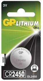 Baterie lithiová GP CR2450, blistr 1ks (B15851)
