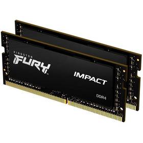 Paměťový modul SODIMM Kingston FURY Impact DDR4 16GB (2x8GB) 3200MHz CL20 (KF432S20IBK2/16) - zánovní - 12 měsíců záruka