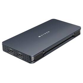 Dokovací stanice HyperDrive Universal Silicon Motion USB-C 10v1 Dual HDMI (HY-HD7001GL)