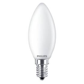 Žárovka LED Philips svíčka, 4,3W, E14, teplá bílá (8718699763398) - zánovní - 12 měsíců záruka