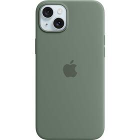 Apple Silicone Case s MagSafe pro iPhone 15 Plus - cypřišově zelený