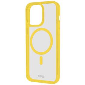 Kryt na mobil SBS Mag Frame s MagSafe na Apple iPhone 15 Pro žlutá barva
