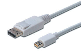 Kabel Digitus DisplayPort / Mini DisplayPort, 2m (AK-340102-020-W) bílý