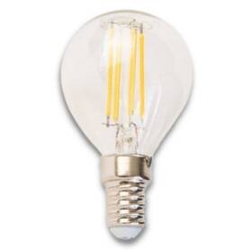 Žárovka LED Tesla filament miniglobe, E14, 4,2W, teplá bílá (MG144227-1)