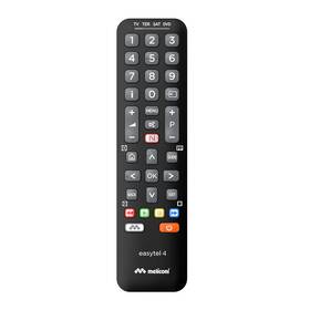 Dálkový ovladač Meliconi EASYTEL 4, Univerzální dálkový ovladač pro 4 přístroje černá barva
 Dálkový ovladač Meliconi EASYTEL 4, Univerzální dálkový ovladač pro 4 přístroje černá barva