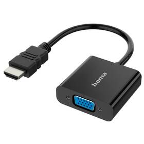 Redukce Hama HDMI/VGA, Full HD černá barva

