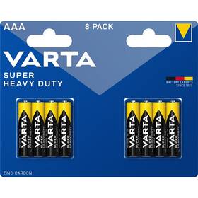 Baterie zinkouhlíková Varta Super Heavy Duty AAA, R6P, blistr 8ks (2003101418)