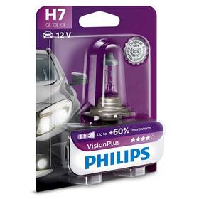 Autožárovka Philips VisionPlus H7, 1ks (12972VPB1)