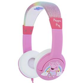 Sluchátka OTL Technologies Peppa Pig Rainbow Wired (PP0776) růžová
