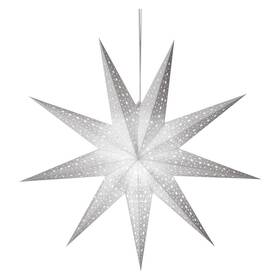 LED dekorace EMOS vánoční hvězda papírová závěsná, 60 cm, vnitřní (DCAZ09)