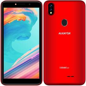 Mobilní telefon Aligator S5540 Dual SIM (AS5540RD) červený