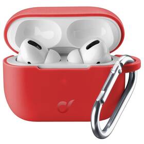 Pouzdro CellularLine Bounce pro Apple AirPods Pro (BOUNCEAIRPODSPROR) červené