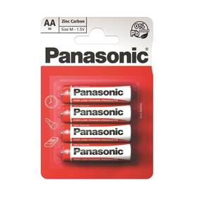 Baterie zinkouhlíková Panasonic AA, R06, blistr 4ks (R6RZ/4BP)
