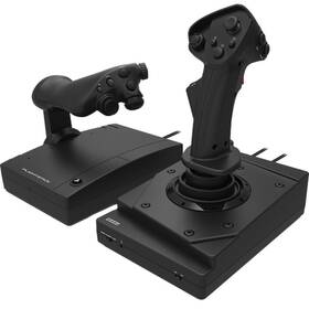 Joystick HORI Hotas Flight Stick pro PS4, PS3, PC (PS4-144E) černý