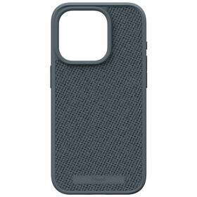 Kryt na mobil Njord Fabric MagSafe na Apple iPhone 15 Pro (NA53FA09) šedý