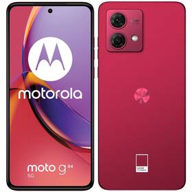 Mobilní telefon Motorola Moto G84 5G 12 GB /  256 GB - Viva Magenta (Vegan Leather) (PAYM0009PL) - rozbaleno - 24 měsíců záruka