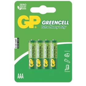 Baterie zinkochloridová GP Greencell AAA, R03, blistr 4ks (B1211)