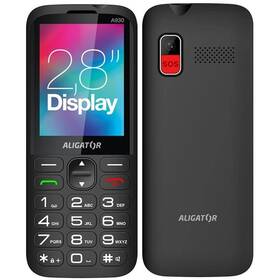 Mobilní telefon Aligator A930 4G černá barva
