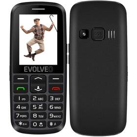 Mobilní telefon Evolveo EasyPhone EG - seniorský (EP-550-EGB) černý