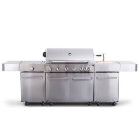 Gril zahradní plynový G21 Nevada BBQ kuchyně Premium Line, 7 hořáků