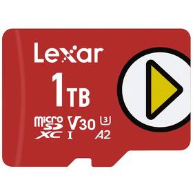 Paměťová karta Lexar PLAY microSDXC 1TB UHS-I, (160R/100W) C10 A2 V30 U3 (LMSPLAY001T-BNNNG)