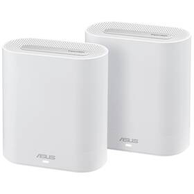 Komplexní Wi-Fi systém Asus ExpertWiFi EBM68 AX7800 Tri-band Mesh Wi-Fi 6 (2-pack) (90IG07V0-MO3A40) bílý