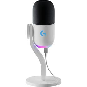 Mikrofon Logitech Yeti GX RGB s LIGHTSYNC (988-000576) bílý
