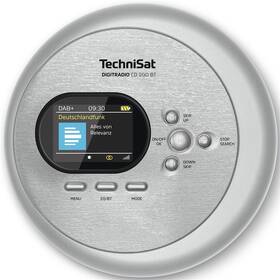 Discman Technisat DIGITRADIO CD 2GO BT stříbrný