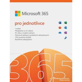 Software Microsoft 365 pro jednotlivce CZ (QQ2-01725)