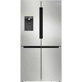 Americká lednice Bosch KFD96APEA šedá barva
