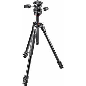 Stativ Manfrotto 290 Xtra s 3-cestnou hlavou (MK290XTA3-3W) černý/hliník