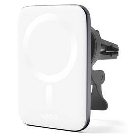 Držák na mobil Epico Ultrathin Wireless MagSafe (9915101300218) stříbrný/bílý