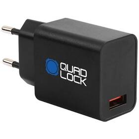 Nabíječka do sítě Quad Lock USB-A 18 W (QLA-PWB-EU) černá
