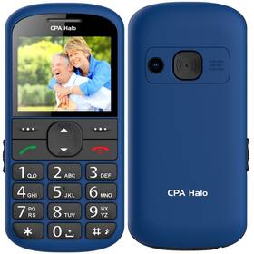 Mobilní telefon CPA Halo 21 Senior s nabíjecím stojánkem (CPA HALO 21 BLUE) modrý - s kosmetickou vadou - 12 měsíců záruka