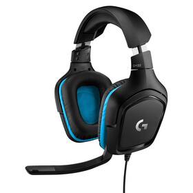 Headset Logitech Gaming G432 7.1 Surround Sound (981-000770) černý