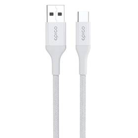 Kabel Epico Braided, USB-C / USB-A, 1.2m (9915141100004) bílý