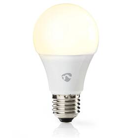 Chytrá žárovka Nedis SmartLife klasik, Wi-Fi, E27, 800 lm, 9 W, Teplá Bílá (WIFILW12WTE27)