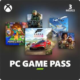  Microsoft PC Game Pass - předplatné na 3 měsíce - elektronická licence 
