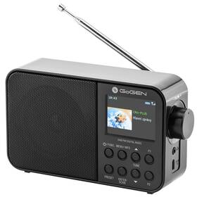 Radiopřijímač s DAB+ GoGEN DAB 500 BTC černá barva
