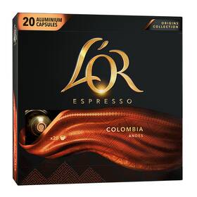 Kapsle pro espressa L'or Espresso Colombia, 20 ks