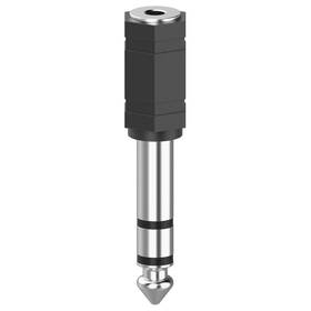 Redukce Hama Jack 3,5 mm/6,3 mm, stereo černá barva
