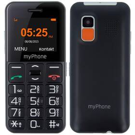 Mobilní telefon myPhone HALO EASY (TELMY10EASYBK) černý