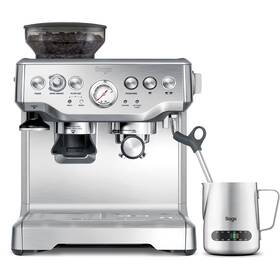 Espresso SAGE BES875BSS stříbrná barva

