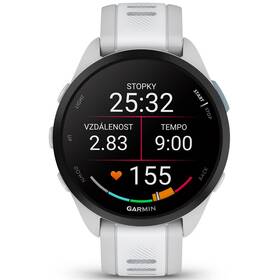 Chytré hodinky Garmin Forerunner 165 - Mist Grey/Whitestone (010-02863-21) - zánovní - 24 měsíců záruka