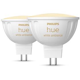 Chytrá žárovka Philips Hue 5,1 W, MR16, GU5,3, White Ambiance, 2 ks (929003575202)