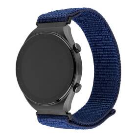 Řemínek FIXED Nylon Sporty Strap na Garmin Quick Release 22mm modrá barva
