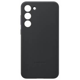 Kryt na mobil Samsung Leather na Galaxy S23+ (EF-VS916LBEGWW) černý